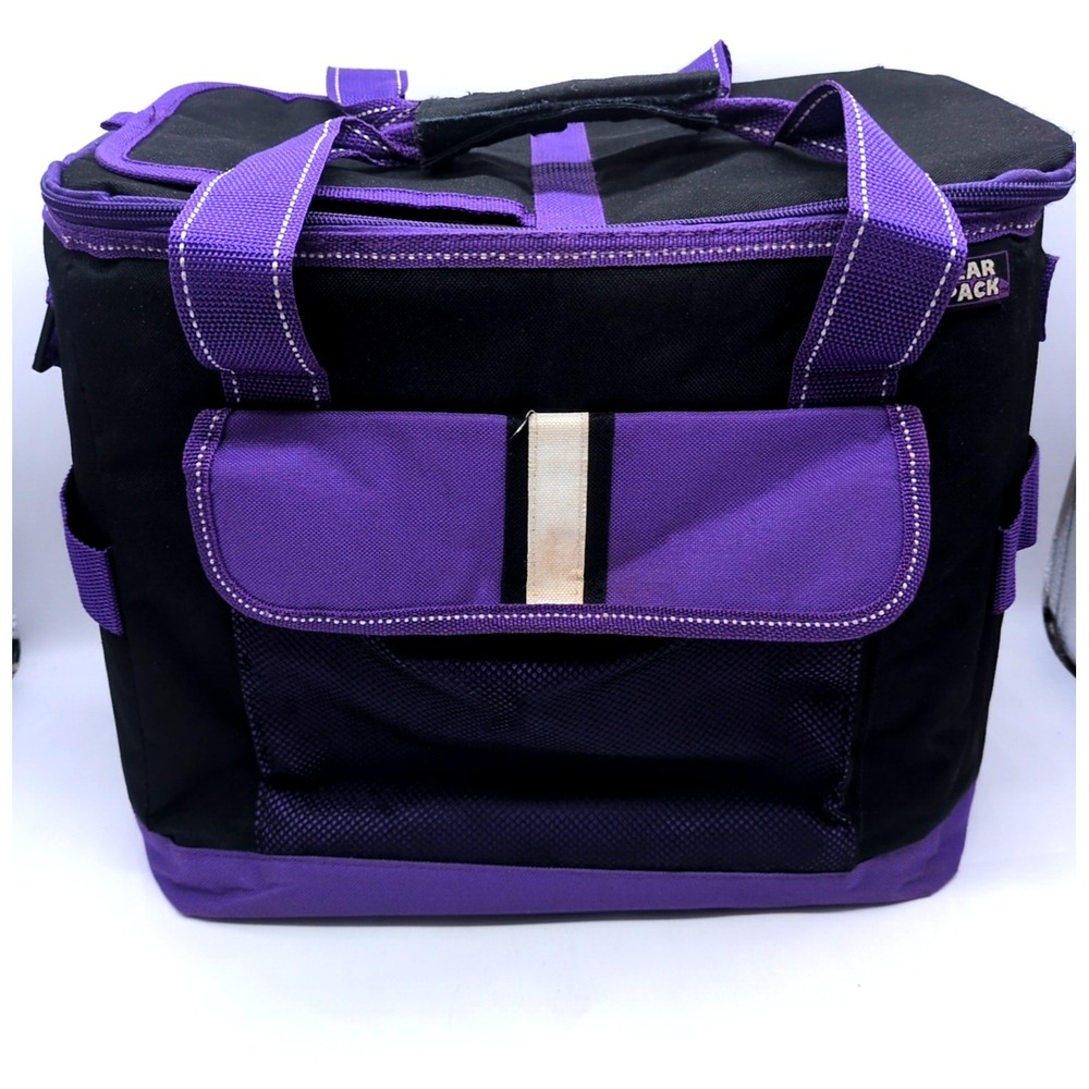 Polar Pack Cooler Purple XL Insulated Zip Close Shoulder Strap Camping Hiking